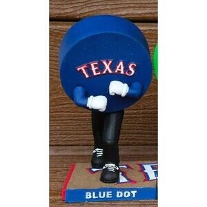 New/Box 2016 Texas Rangers Blue Dot Race Bobblehead Baseball MLB Nitto